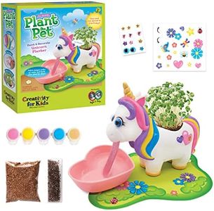 Creativity for Kids Unicorn Self-Watering Plant Pet, Unicorn Crafts for Girls and Boys, Unicorn Kids Garden Kit for Ages 6-8+, Green