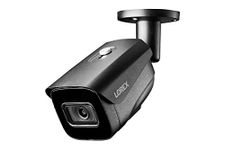 Lorex 4K (8MP) Smart IP Bullet Security Camera with Listen-in Audio and Real-Time 30FPS Recording - Black