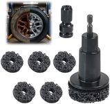 ZDSYZXB Wheel Hub Resurfacing Kit, Wheel Stud, Quick Rust Removal for Lug Studs and Rotors, Wheel Hub Cleaning Tool Includes 5 Pads, Fits 1/2" Impact Wrench and Power Drill for Car Truck Maintenance