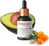 Hemptuary Hemp Face And Body Oil - Deeply Nourishes Skin. Targets Fine Lines, Wrinkles, Scarring. Organic Hemp Seed Oil. Natural Ingredients For Sensitive Skin. Vegan