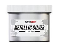 Rapid Cure® Metallic Silver Screen Printing Ink (Pint - 16oz.) - Plastisol Ink for Screen Printing Fabric - Low Temperature Curing Plastisol by Screen Print Direct - Fast Cure Ink for Silk