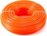 SN 3mm*50mtr Round Trimmer Line, Wear Resistant 3mm Diameter String Trimmer Line 50m for Garden