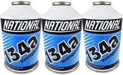 Chemours National Refrigerant R134a for MVAC use in a 12-Ounce Self-Sealing Container, Pack of 3