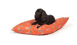 Danish Design Orange Woodland Hare Machine Washable Deep Filled Dog/Puppy Deep Duvet Medium