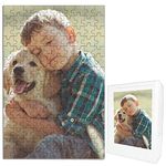 Personalised Jigsaw Puzzle from Photo Custom Picture Wooden Puzzles 150/300/500/1000 Pieces for Adult(Upgraded)