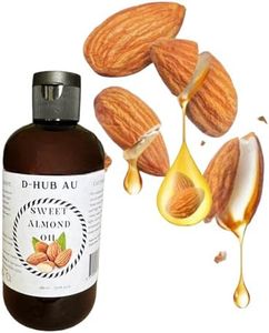 (100ml) Sweet Almond Oil for hair growth, face & baby skin massage oil Premium Carrier Virgin/cold pressed pure Almond Oil made in Australia (Packaging may vary)