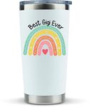 Gigi Gifts for Grandma Tumbler with Lid and Straw 20 Ounce - Best Grandma Gifts for Grandma Birthday Gifts for Gigi Grandma Coffee Tumbler Gigi Mothers Day Gifts Gigi Coffee Mug Gifts for New Grandma