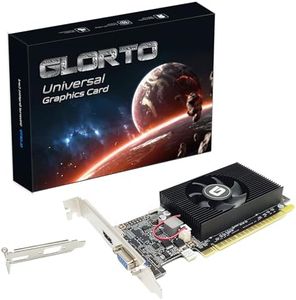 Glorto GeForce GT 610 2G DDR3 Low Profile Graphics Card, PCI Express 1.1 x16, HDMI/VGA, Entry Level GPU for PC, SFF and HTPC