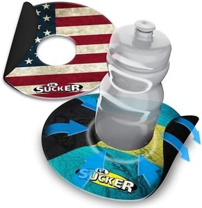Lil Sucker Flag Suction Ring - Non-Tipping, Anti-Spill Can Drink Holder for Boats, Trucks, RVs, ATVs, Home & Outdoors - Secure Your Drinks and Prevent Spills with Our Non Slip Cup Coaster - 2 Pack