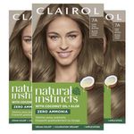 Clairol Natural Instincts, 7A Dark Cool Blonde, Sandalwood, 3 Count