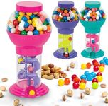 Playbees Twirling Gumball Machine - 10 Inch Candy Dispenser for Kids - Perfect for Birthday Parties, Candyland Themes, and Party Favors