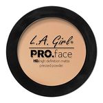 L.A GIRL HD PRO Face Pressed Powder, Nude Beige, 7g