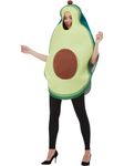 Smiffys Avocado Costume, Green with Hooded Tabard, Funny Fancy Dress, Food/Drink Dress Up Costumes