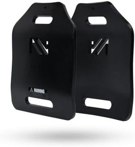 Northgym 3D Weight Plates 27.5lbs - additional Weight for Weight Vests and Plate Carriers, 2 x 13.75lbs, Ergonomic Shape, Optimized Weight Distribution, Powder-Coated