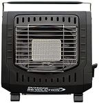Netagon Portable Travel Camping, Caravan, Fishing Outdoor Butane Ceramic Gas Heater - BLACK