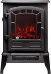 Adam Fires the Ripon Electric Stove, Wood/Plastic, Black, 380 x 560 x 240 mm