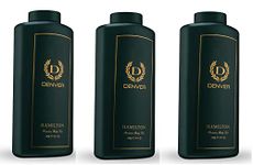 DENVER Hamilton Premium Body Talc - 300GM Each (Pack of 3) | Scented Talcum Powder for Men