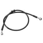 Motoforti 80cm 31.50" Motorcycle Brake Clutch Gas Oil Hoses Line Pipe Black