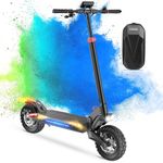 Circooter 800W Electric Scooter Adult up to 45 KM/H Speed, Max 45 KM Range, Off-Road E-Scooter with Dual Suspensions & 10'' Pneumatic Tires, Commuting with 360°Lighting with Bag