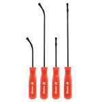 NEIKO 20758A O-Ring Pick Set, 4 Piece Automotive Pick Set, Seal Puller Pick and Hook Set for O-Rings