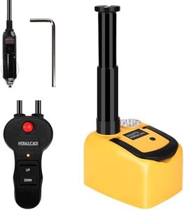 ROGTZ Electric Hydraulic Car Jack Kit 5 Ton 12V Ultra-Portable Auto Car Lift with 17.7 Inch Range for SUV Sedan Truck Repair Floor Jack for Tire Change with LED Lightweight for Easy Storage