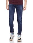 Spykar Men's Skinny Fit Low Rise Jeans