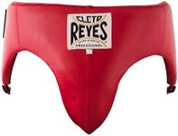 CLETO REYES Traditional No Foul Groin Protector, Boxing Training Equipment, Protective Gear for Men, X-Large, Classic Red