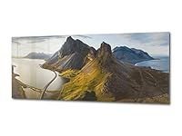 Graphic Art Print on Glass - Contemporary Wall Art - Available in 5 different sizes – Nature Series 01B