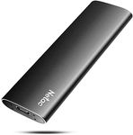 Netac 1TB Portable SSD USB 3.2 Gen 2 (10 Gbps, Type-C) External Solid State Drive Backup Slim Portable Drive for File Storage/Business Travel Essential, Rapid Read & Write Low Noise, Zslim