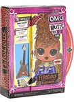 L.O.L. Surprise! OMG Remix Rock FEROCIOUS Fashion Doll with 15 Surprises Including Bass Guitar, Outfit, Shoes, Hair Brush, Doll Stand, Lyric Magazine & Record Player Package - For Girls Ages 4+