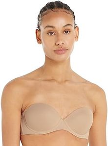 Calvin Klein Women's Strapless Push Up 0000f2660e Strapless Bras, Beige (Sand Dune), 38B