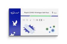 COVID-19 Lateral Flow Test Kit For Self-Care | Home Kit | Detects Sars-CoV-2 Antigen Test Kit for Rapid Self-Testing in 15 Minute - Pack of 1