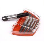 Generic Main Point 6Pcs/Set Red Box Screw Extractor Removal Tool Damaged Bolt Screw Drill Screwdriver Set for Electric Tool