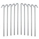 Ram-Pro 40-Piece Tent Garden Stakes Heavy Duty, Galvanized Steel Pegs Rust-Free (9")