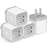 X-EDITION Wall Charger,4-Pack 2.1A 