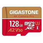 Gigastone 128GB Micro SD Card, 4K C