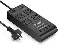 Powerjc Surge Protector Power Strip