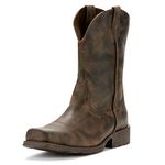 ARIAT Men's Rambler Western Boot, Antiqued Grey, 13 Wide