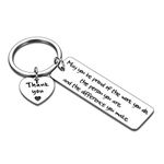 Coworker Employee Appreciation Gift Keychain from Colleague Friend Boss Goodbye Farewell Motivation Present May Boss Day Christmas You Be Proud of the Work You Do Keyring Thank You Retirement Jewelry