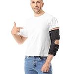 Elbow Splint Brace for Cubital Tunnel Syndrome, Adjustable Arm Ulnar Nerve Entrapment Support, Tendonitis and Arthritis,Elbow Immobilizer Stabilizer to Prevent Excessive Flexion,Fits Left & Right -S/M