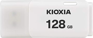 KIOXIA 128GB TransMemory U202 USB 2.0 Flash Drive, White