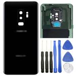 ubrokeifixit Galaxy S9 Plus G965 Rear Back Glass Door Cover Replacement for Samsung Galaxy S9+ G965 6.2",Galaxy S9 Plus All Versions Model,with Tape (S9 Plus G965 6.2/Black)