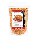 Aromasong Turkey Brine, Hot & Spicy, For Wet & Dry Brining, 2 Lb. 100% Natural, Gourmet Sea Salt Poultry Seasoning, for Roasting, Grilling, & Smoking for Brisket, Chicken, Pork & Beef.