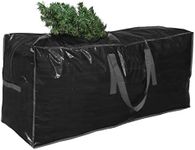 ProPik Artificial Tree Storage Bag | Fits Up to 7 ft. Tall Disassembled Tree | 45" x 15" x 20" Holiday Tree Storage Case | Perfect Xmas Storage Container with Sleek Zipper and Handles (Black)