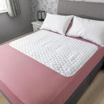 Hygge Sheets®️ Bamboo Organic Incontinence Bed Sheets for Adults & Kids No Wings | 132x86cm | 100% Waterproof Bed Wetting Sheets | Bed Protectors for Incontinence | Reusable and Washable Bed Pad