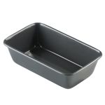 Prochef 2lb Loaf Pan/Tin, Premium Quality, Easy to Clean, with Teflon Innovations Silicone Non-Stick Coating.,Black