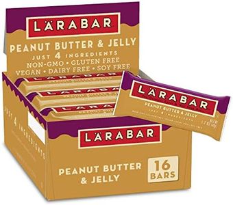 LÄRABAR Peanut Butter and Jelly, Gluten Free Vegan Fruit & Nut Bars, 16 ct