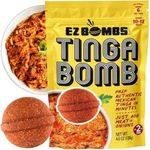 EZ Bombs Tinga Bomb Seasoning, Pack of 2 - Authentic Mexican Seasoning for Smoky Chipotle Tinga Sauce, Tacos, Tostadas, Tortas and More - Bold, Spicy & Tangy Flavor Quick and Flavorful Meals
