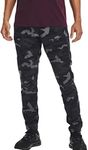 Under Armour Men's UA Elite Woven Cargo Print Pants 1373869, Camo Black Grey, Medium