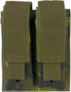 MFH Double 9mm Magazine Pouch Small MOLLE Czech Woodland